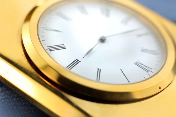 Classic golden clock — Stock Photo, Image