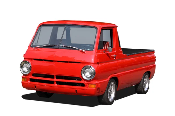 Velho caminhão pick up vermelho — Fotografia de Stock