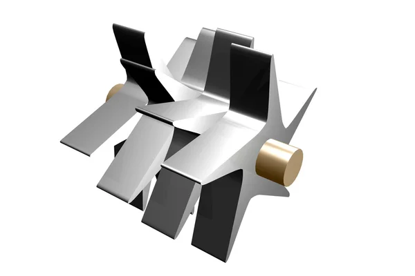 3d Metal cutter — Stock Photo, Image