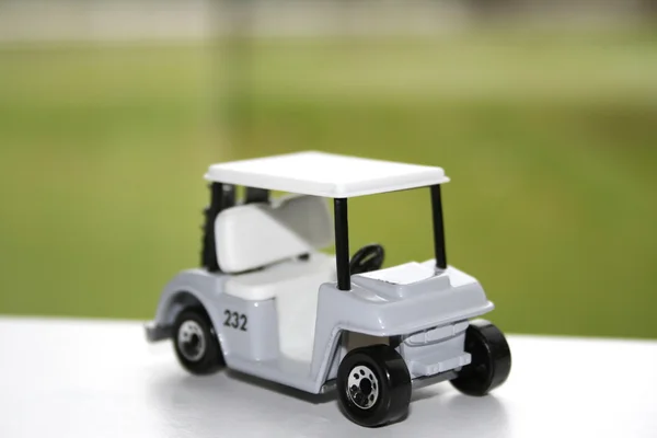 Carrello da golf in miniatura — Foto Stock