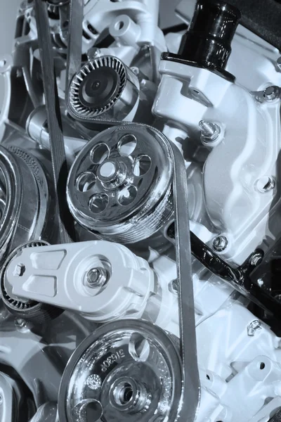 Engine belt drive — Stock Photo, Image
