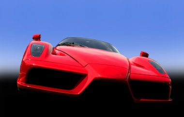 Red Exotic Sports Car clipart