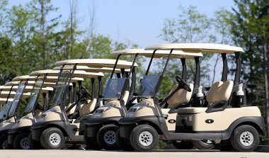 Golf Carts clipart