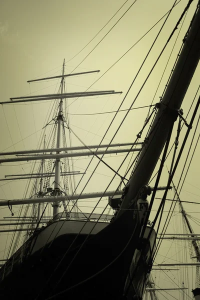 一艘船的帆柱 — 图库照片
