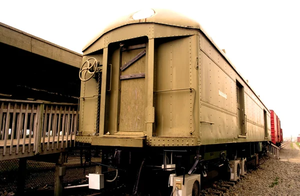 老火车车厢 — 图库照片