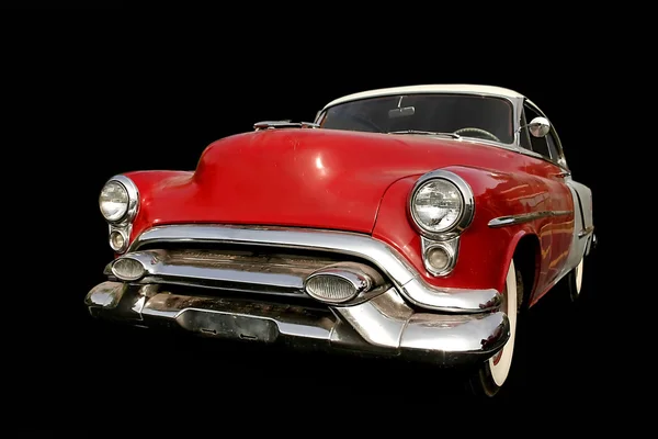Vecchia macchina rossa chevy — Foto Stock