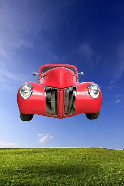 Automobile volante — Foto Stock