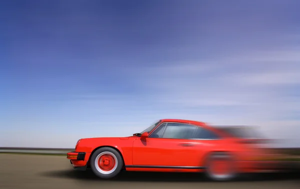Fast moving car — Stok fotoğraf