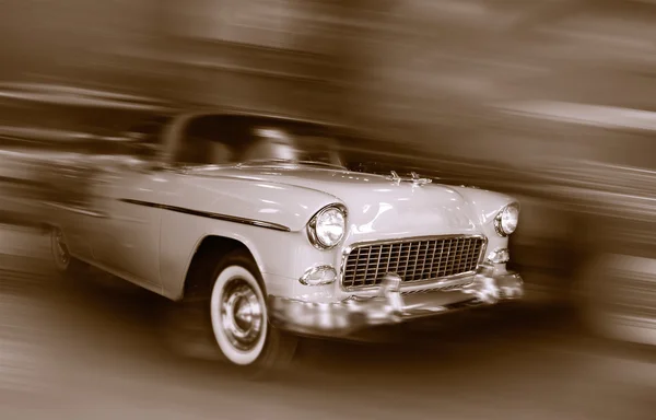 Corrida de carro vintage — Fotografia de Stock