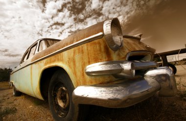 Old rustic car