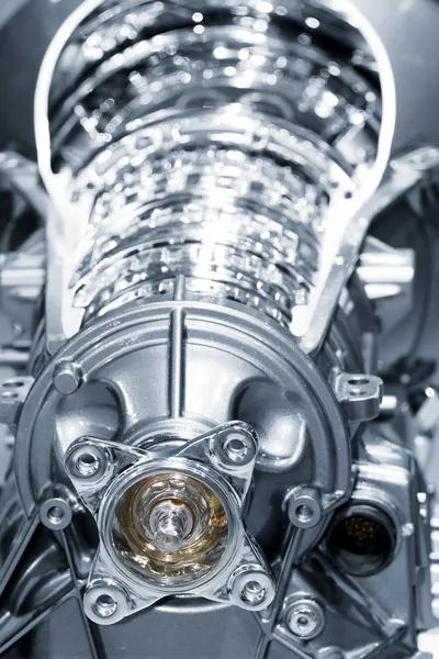 Автомобильный двигатель — стоковое фото
