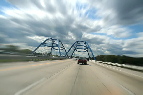 Otoyol ve köprü — Stok fotoğraf