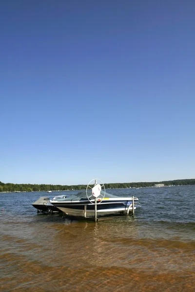 stock image Anchored Boats