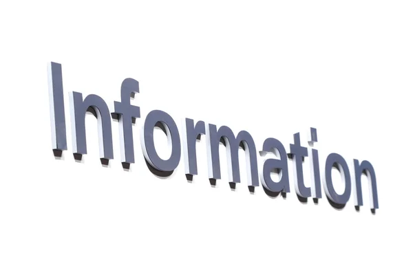 Information Text — Stock Photo, Image