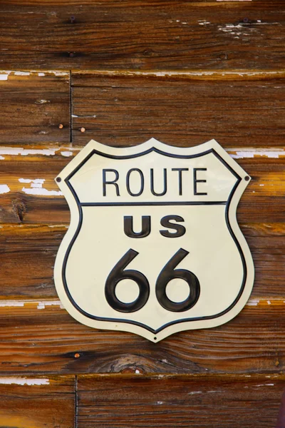 Cesta 66 silniční značka — Stock fotografie