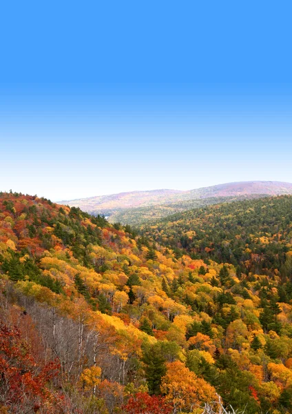 Tempo de outono nas montanhas — Fotografia de Stock