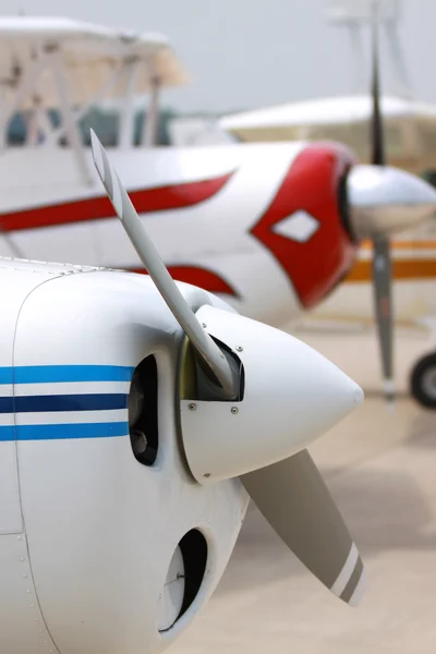 Propellers of charter flights — Stock Photo, Image