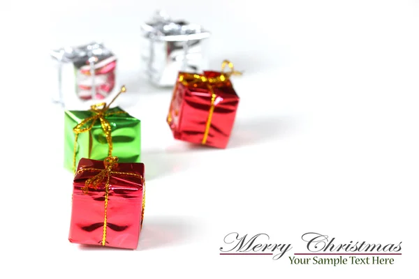 Tiny christmas gifts — Stock Photo, Image
