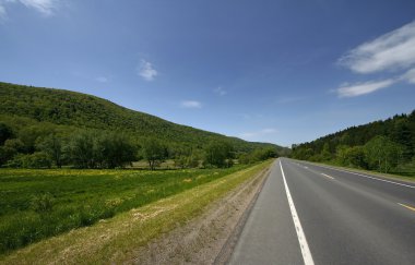 Historic Route 6 Through Pensylvania clipart