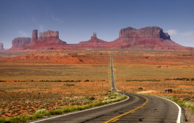 Monument valley in Arizona clipart