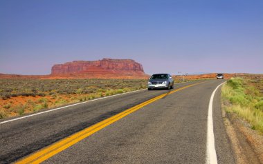 Scenic drive in monument valley Arizona clipart