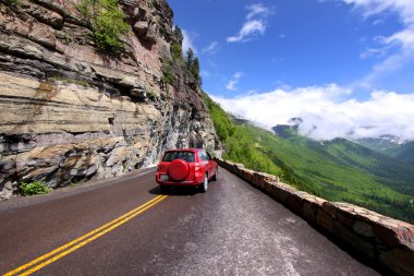 Going to the sun road clipart