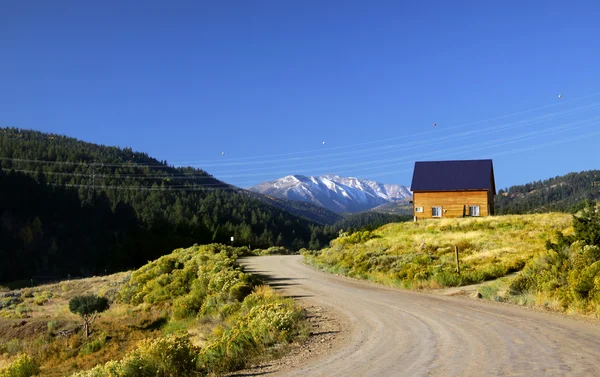 Camino rural en Colorado — Foto de Stock