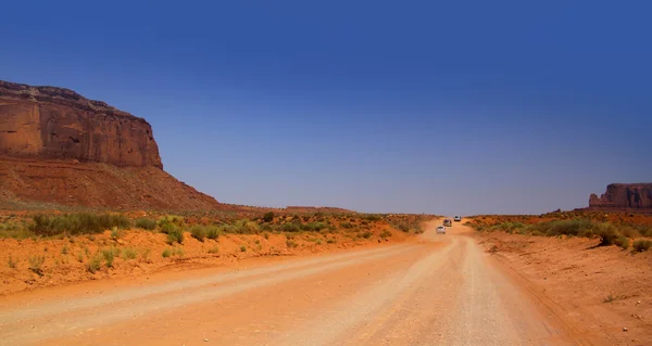 Desert route — Stock Photo, Image