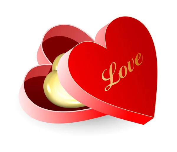Love gift box — Stock Photo, Image
