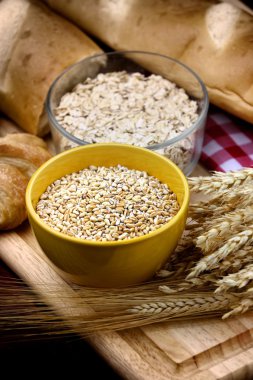 Healthy food grains clipart