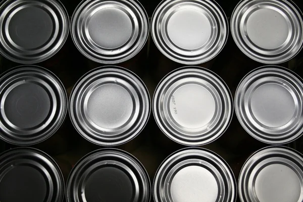 Konservendosen für den guten Zweck — Stockfoto