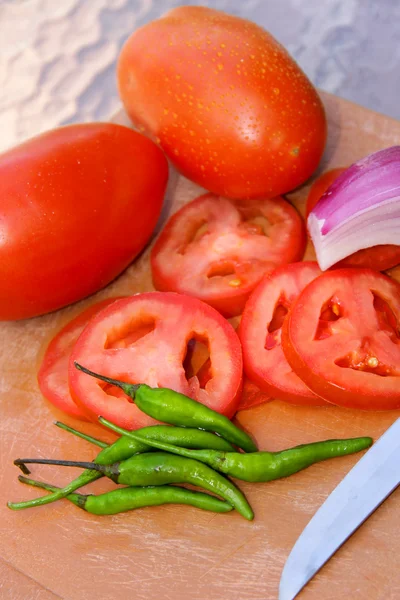 Cut vegetables — Stock Photo, Image