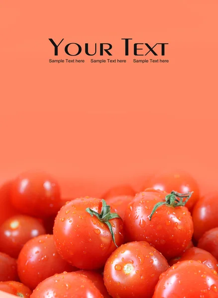 Tomatenhintergrund — Stockfoto