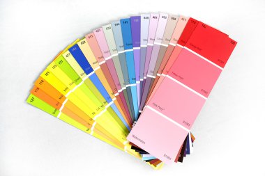 Swatches On White Background clipart