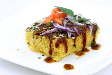 Dhokla,Indian snack clipart