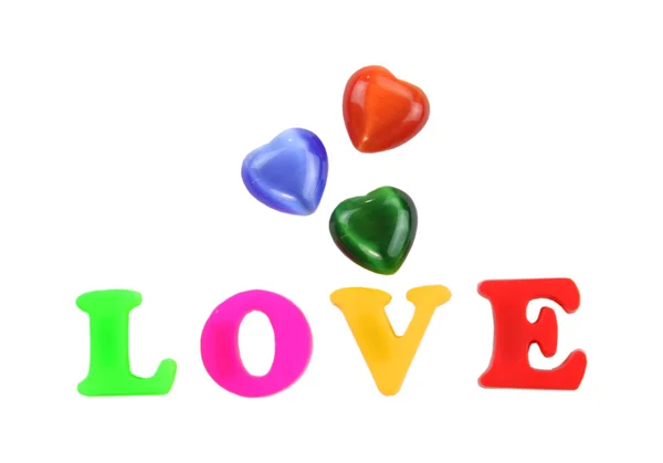Love text — Stock Photo, Image