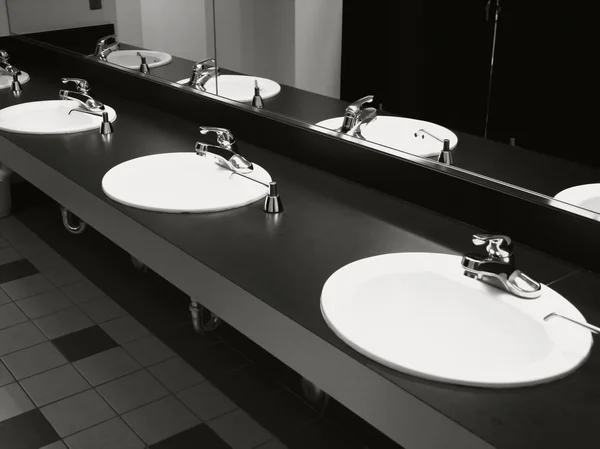 Bathroom Wash Basins — Stock Photo, Image