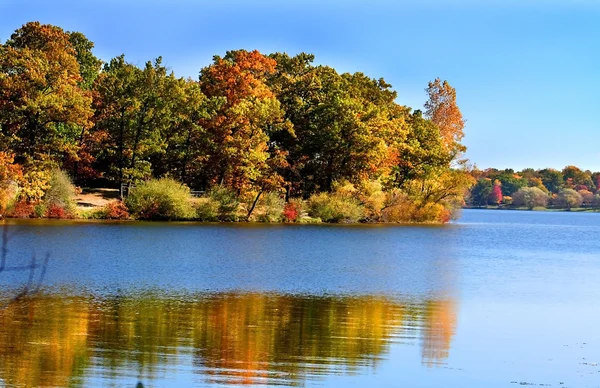 Paisaje de otoño de Michigan — Foto de Stock