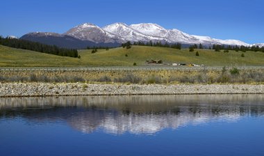 Mt Elbert peak in Colorado clipart