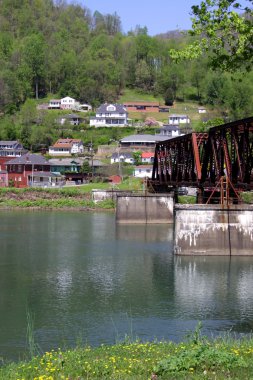 Small village in West Virginia clipart