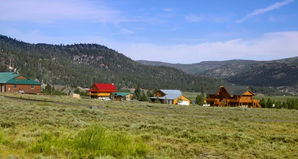 Bela aldeia de montanha em Utah — Fotografia de Stock