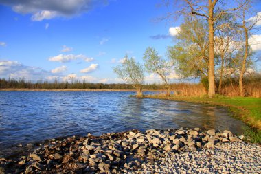 Proud lake in Michigan clipart