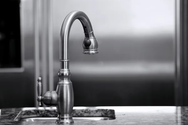 Luxury kitchen faucet — Stock Photo, Image
