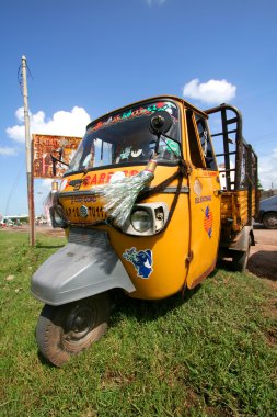 Indian auto rickshaw clipart