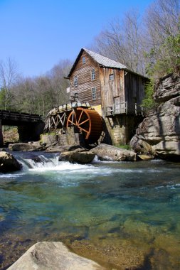 Grist mill in West Virginia clipart
