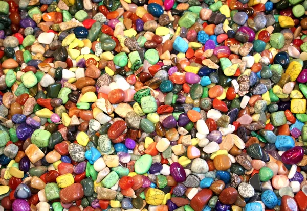 Shiny assorted stones — Stock Photo, Image