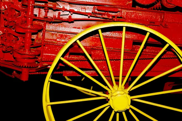 Roda amarela — Fotografia de Stock