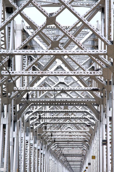 Most železniční trati — Stock fotografie