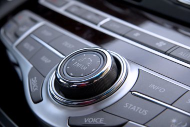 Car audio controls clipart