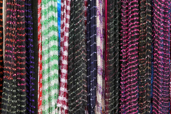 Красочные ткани — стоковое фото